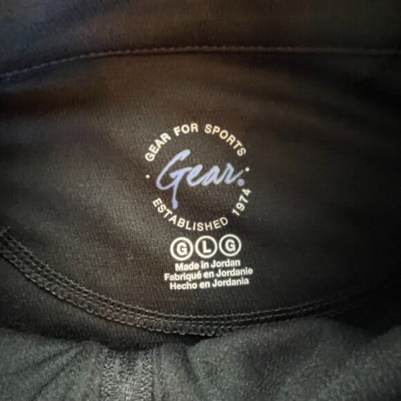 Mohegan Sun Rowing Pullover Shirt 1/4 Zip Mens Large Black Flag Sports New - Picture 3 of 10